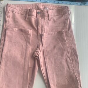 H & M skinny ankle pink denim pants ~ New